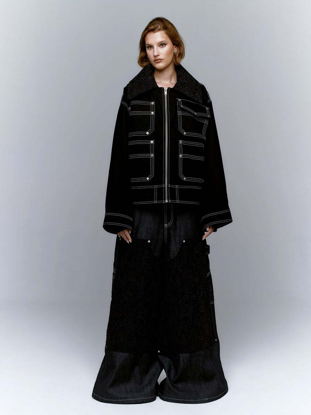 EMBROIDERED COLLAR JACKET — Founding Edition