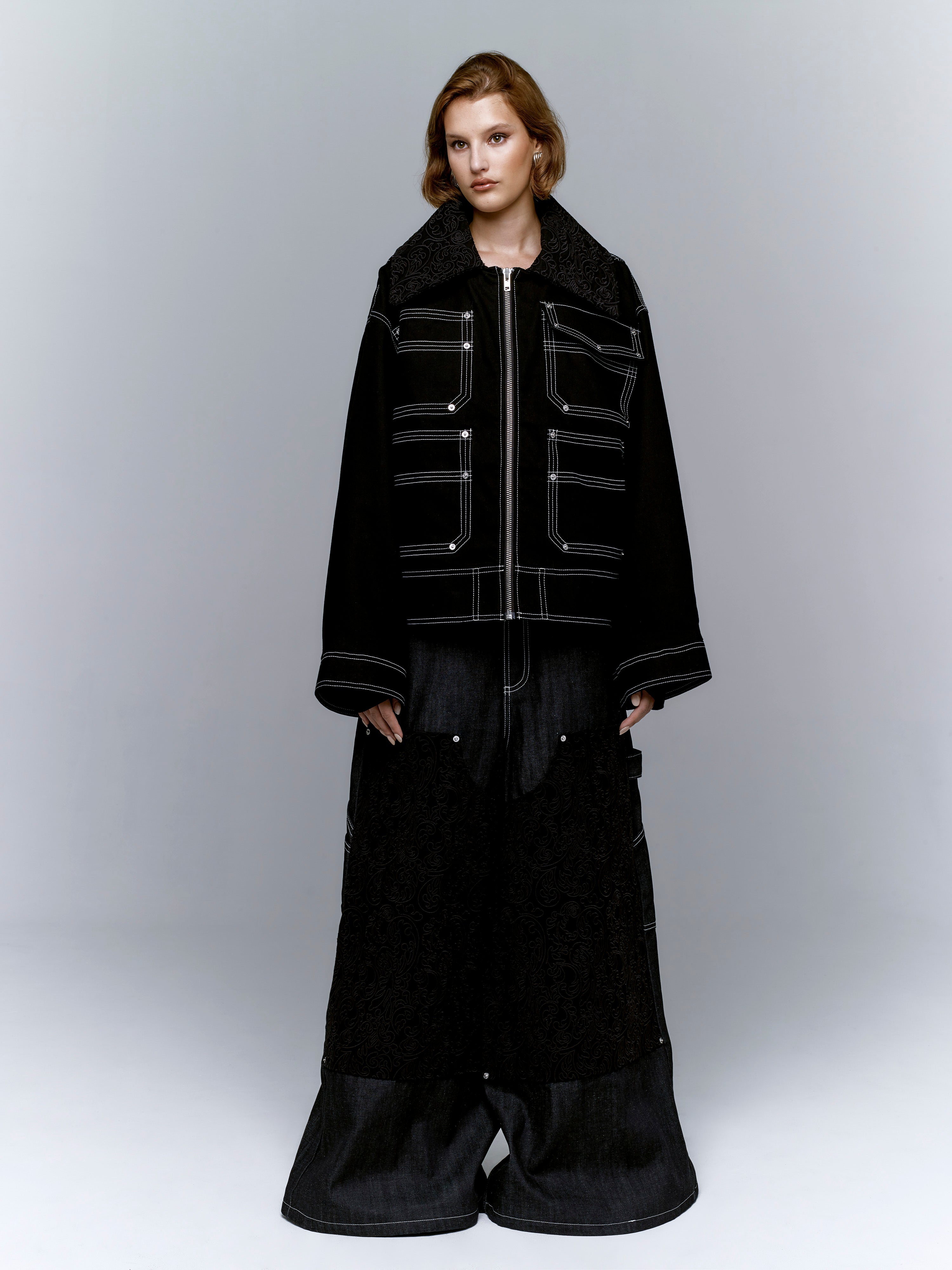 EMBROIDERED COLLAR JACKET — Founding Edition