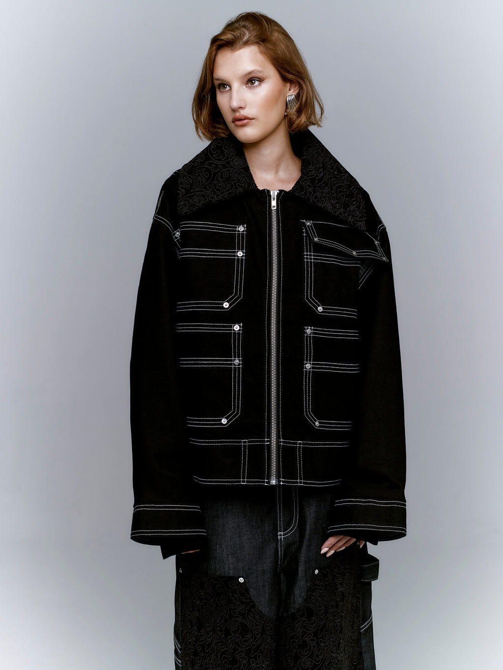 EMBROIDERED COLLAR JACKET — Founding Edition
