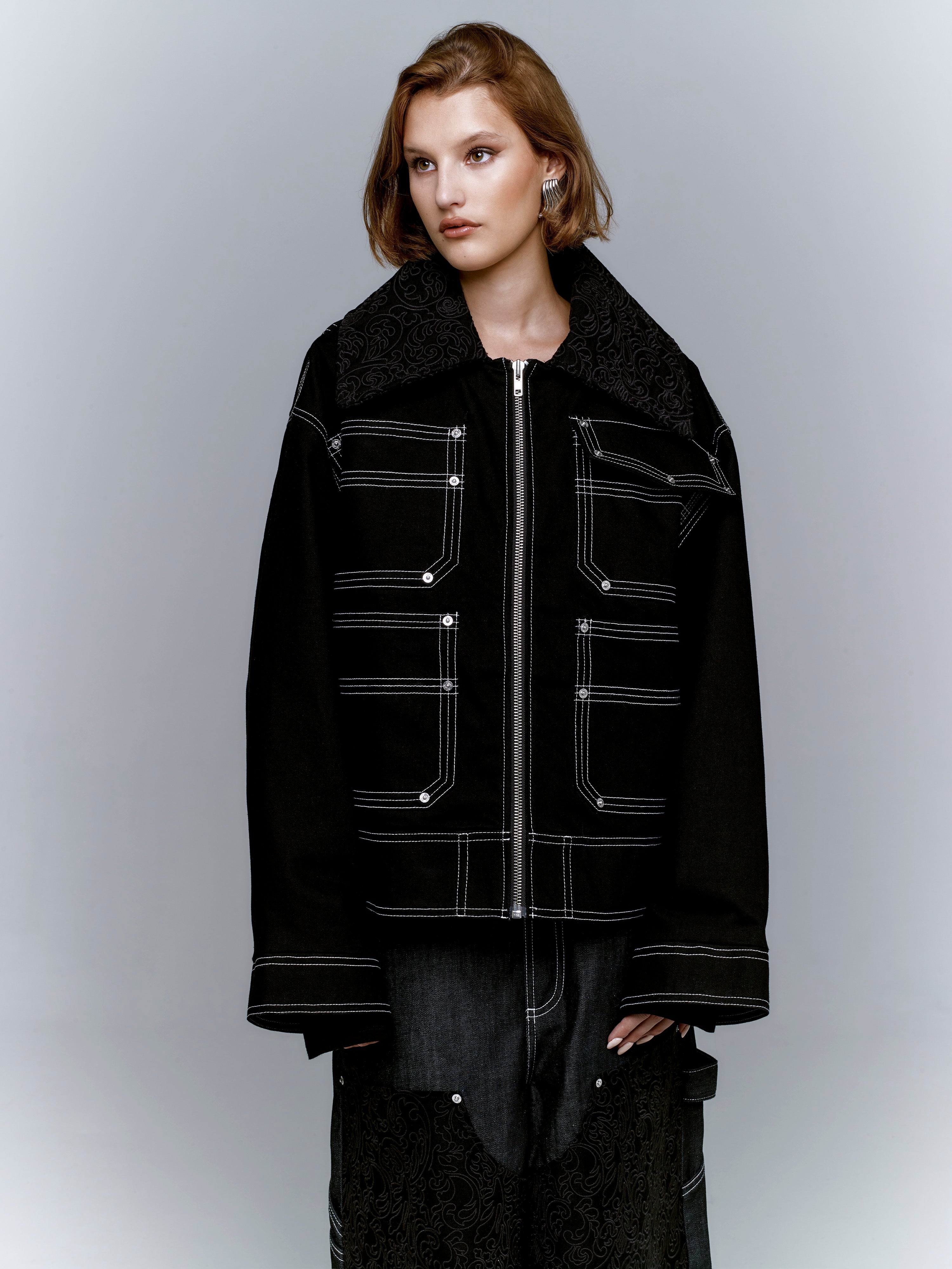 EMBROIDERED COLLAR JACKET — Founding Edition