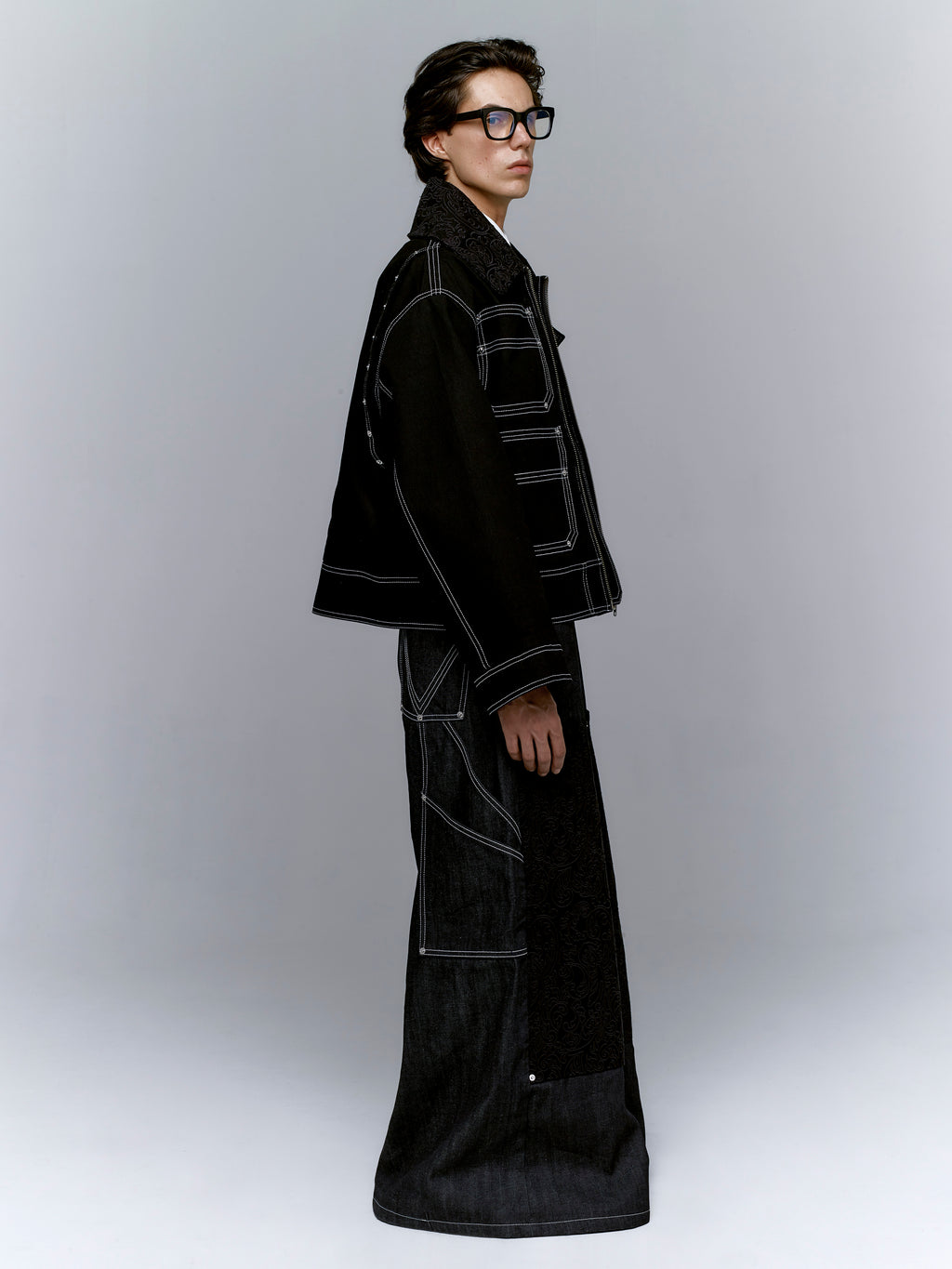 EMBROIDERED COLLAR JACKET — Founding Edition