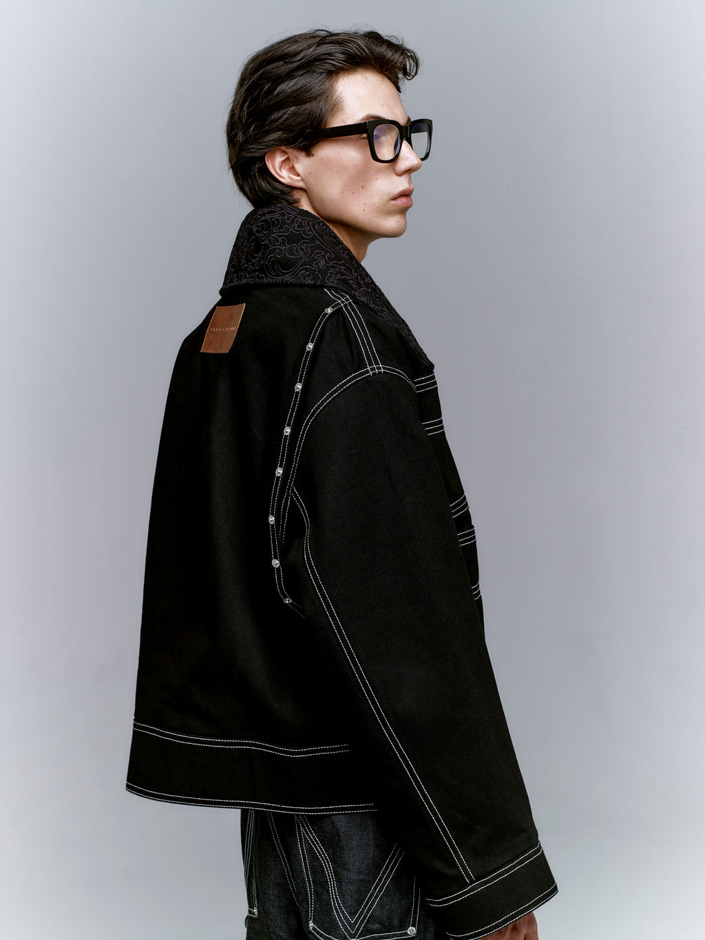 EMBROIDERED COLLAR JACKET — Founding Edition